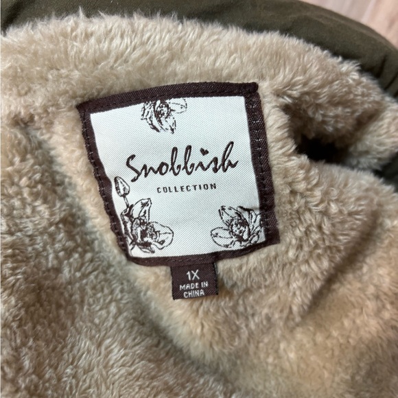 Snobbish Olive Army Green Women's Lined Vest - Picture 3 of 9